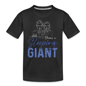 Géant du sommeil - T-shirt bio Premium Enfant - noir - Devant