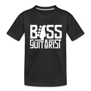 Guitariste Basse Bassiste Basse Musicien de guitare basse - T-shirt bio Premium Enfant - noir - Devant