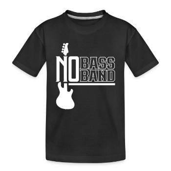 Pas de basse Pas de groupe Bassiste Guitare basse Musicien - T-shirt bio Premium Enfant - noir - Devant