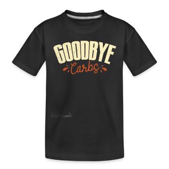 Régime Keto, régime sans glucides, céto - T-shirt bio Premium Enfant - noir - Devant