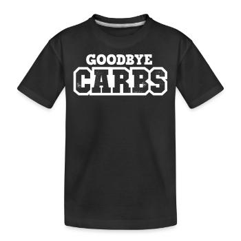 Régime Keto, régime sans glucides, céto - T-shirt bio Premium Enfant - noir - Devant