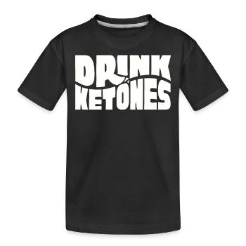 Régime Keto, régime sans glucides, céto - T-shirt bio Premium Enfant - noir - Devant