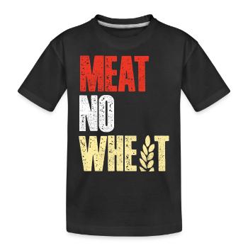 Régime Keto, régime sans glucides, céto - T-shirt bio Premium Enfant - noir - Devant
