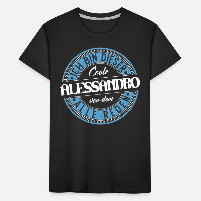 Alessandro Geschenkidee Geschenk Geburtstag Kinder Premium Bio T-Shirt