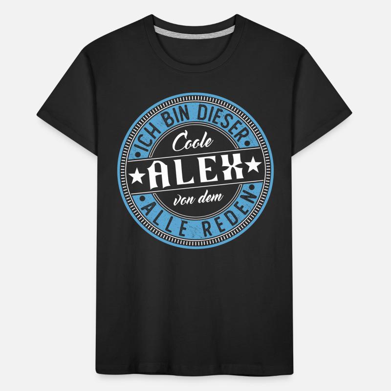 Alex Geschenkidee Geschenk Geburtstag Kinder Premium Bio T-Shirt