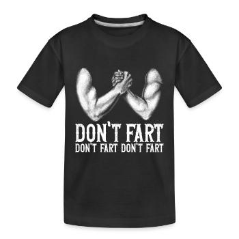 Bras de fer Bras de fer - T-shirt bio Premium Enfant - noir - Devant