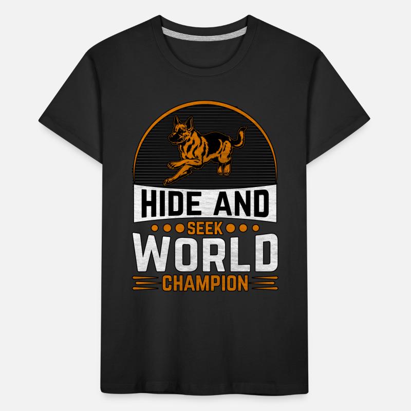 Champion du monde de cache-cache T-shirt bio Premium Enfant