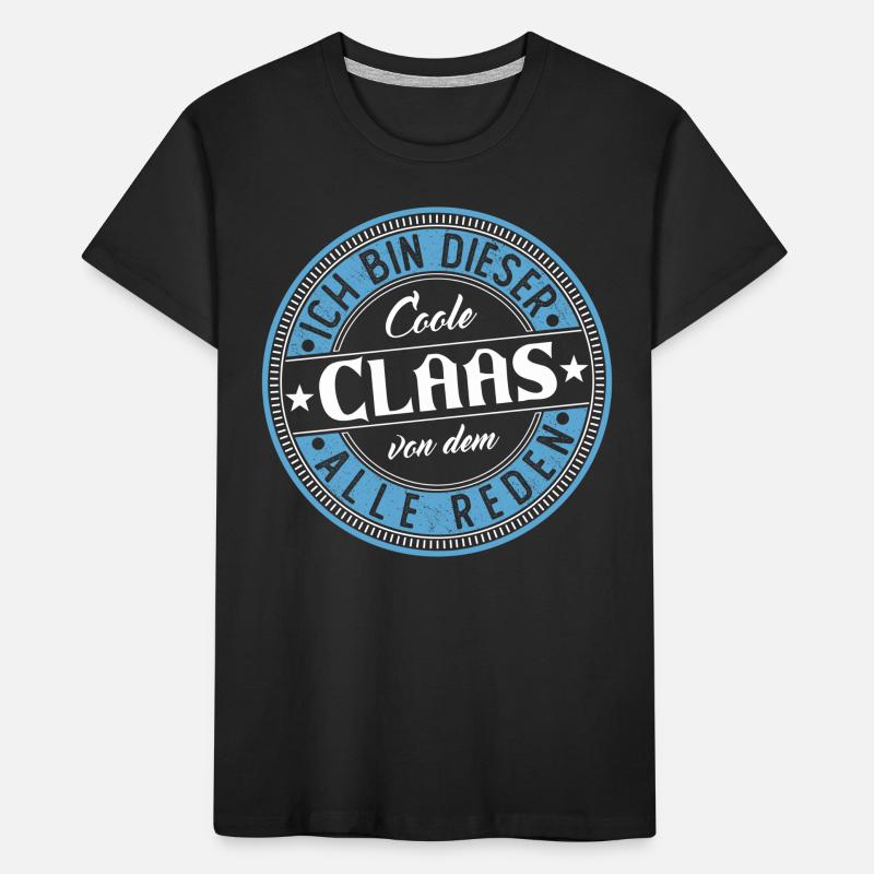 Claas Geschenkidee Geschenk Geburtstag Kinder Premium Bio T-Shirt