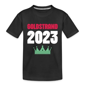 Sables d’or 2023 Couronne - T-shirt bio Premium Enfant - noir - Devant