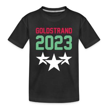 Sables d’or 2023 Couronne - T-shirt bio Premium Enfant - noir - Devant