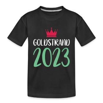Sables d’or 2023 (Garantie du prix le plus bas) - T-shirt bio Premium Enfant - noir - Devant