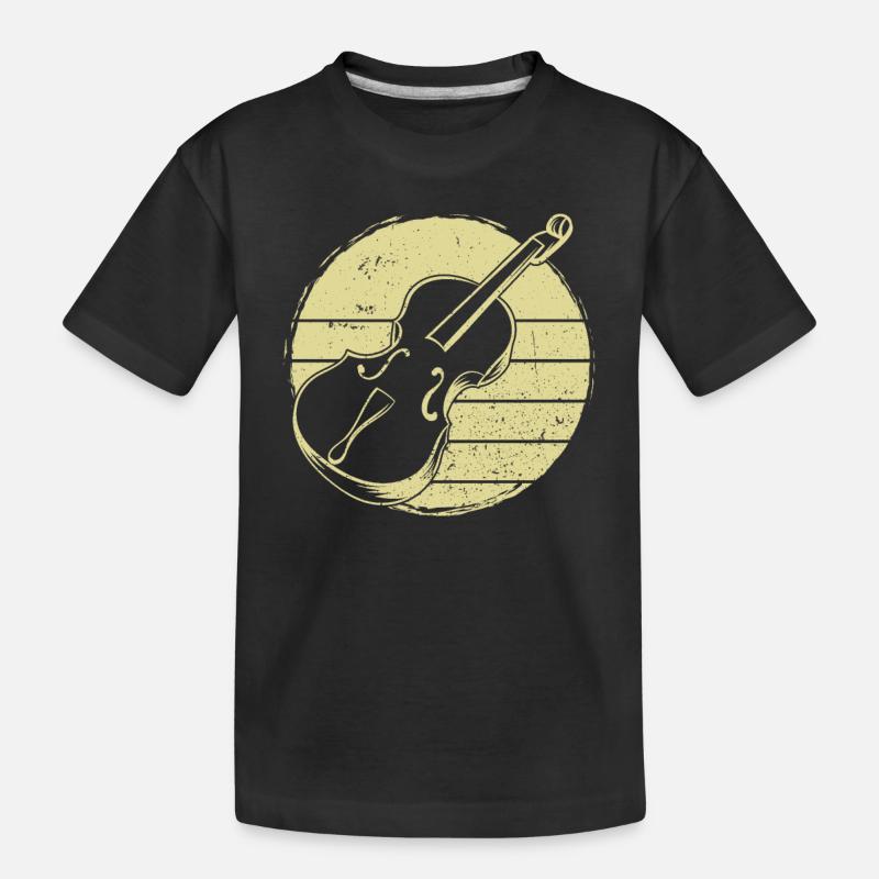 Cello Cellospieler Cellist - Kinder Premium Bio T-Shirt - Schwarz