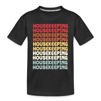 Ménage - T-shirt bio Premium Enfant - noir - Devant