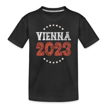 Vienne 2023 Vienne - T-shirt bio Premium Enfant - noir - Devant