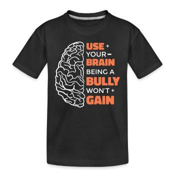 Tag der Einheit | Mobbing-Bewusstsein | Anti-Mobbing - Kinder Premium Bio T-Shirt - Schwarz - Vorne
