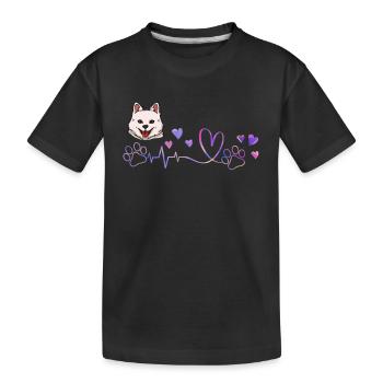 Esquimau d’Amérique - T-shirt bio Premium Enfant - noir - Devant