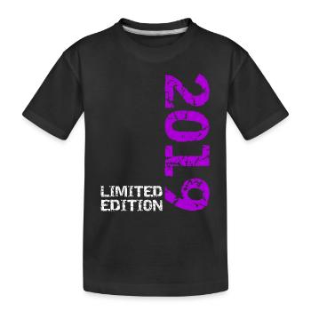 2019 Limited Edition Birthday Gift Decoration - Kids' Premium Organic T-Shirt - black - Front