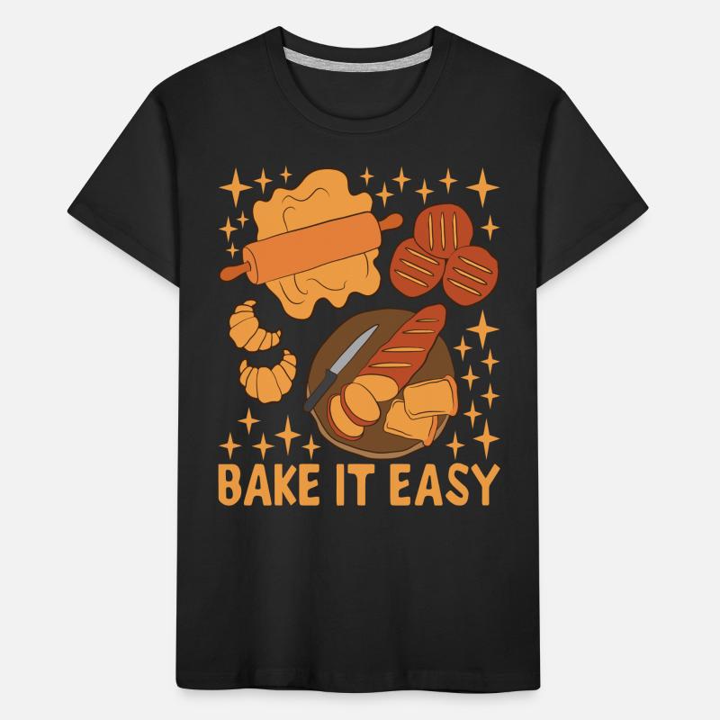 Baker Bakery Baking Kids' Premium Organic T-Shirt