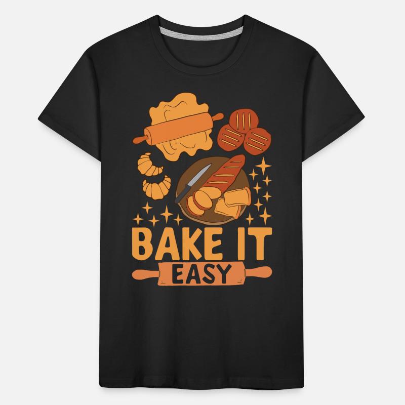 Baker Bakery Baking Kids' Premium Organic T-Shirt