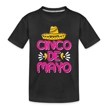 CINCO DE MAYO - T-shirt bio Premium Enfant - noir - Devant