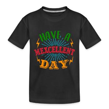 PASSEZ UNE EXCELLENTE JOURNÉE - T-shirt bio Premium Enfant - noir - Devant