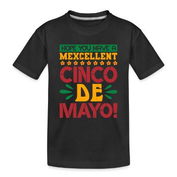 J’ESPÈRE QUE VOUS AVEZ UN EXCELLENT CINCO DE MAYO - T-shirt bio Premium Enfant - noir - Devant