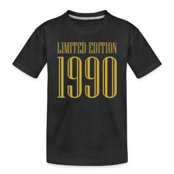 1990's Limited Edition Birthday Gift Wife Husband - Kids' Premium Organic T-Shirt - black - Front
