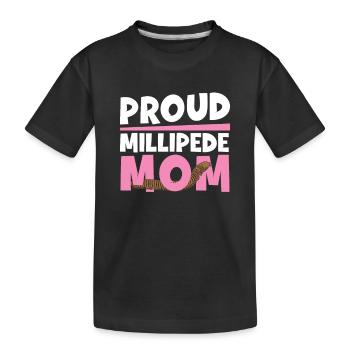 Fantastique mère mille-pattes pour un - T-shirt bio Premium Enfant - noir - Devant