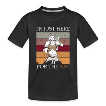 Rollenspiele Und Npc Larper Larp - T-shirt bio Premium Enfant - noir - Devant