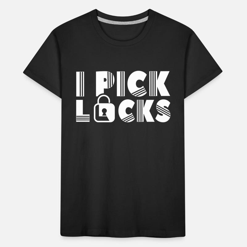 I Crack Locks Lock Cracker Lock Picking T-shirt bio Premium Enfant