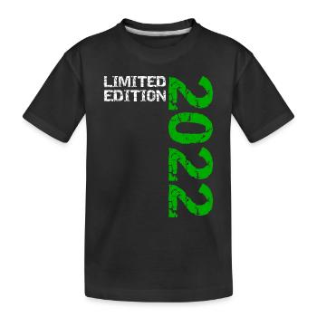 2022 Limited Edition Birthday Gift Decoration - Kids' Premium Organic T-Shirt - black - Front