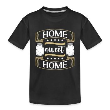 Canning Home Sweet Home Conservation Food Canner - T-shirt bio Premium Enfant - noir - Devant