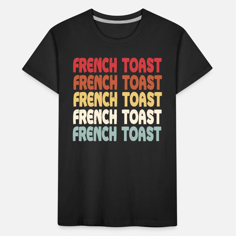 French Toast lettering Kids' Premium Organic T-Shirt