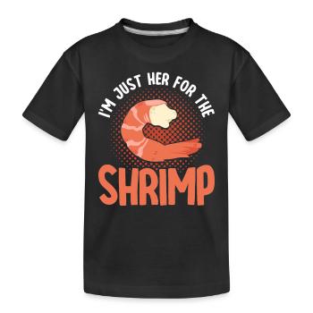 Cadeau pour les amateurs de fruits de mer Fruits de mer - T-shirt bio Premium Enfant - noir - Devant