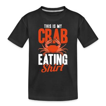 Cadeau pour les amateurs de fruits de mer Fruits de mer - T-shirt bio Premium Enfant - noir - Devant