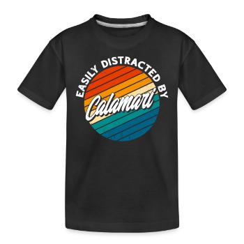 Amateurs de fruits de mer Cadeau Fruits de mer - T-shirt bio Premium Enfant - noir - Devant