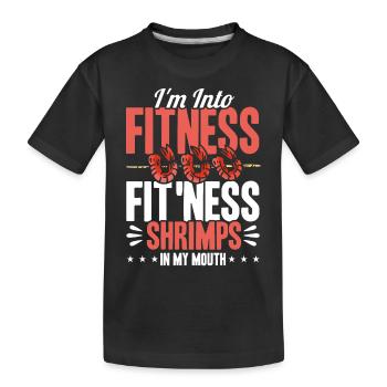 Cadeau pour les amateurs de fruits de mer Fruits de mer - T-shirt bio Premium Enfant - noir - Devant