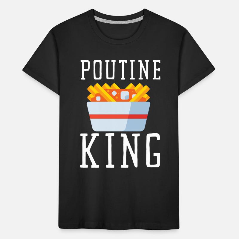 Cheese Curds Gravy Mix Canada Poutine T-shirt bio Premium Enfant