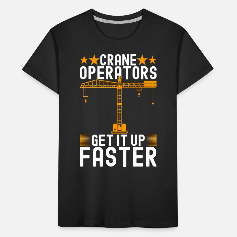 Crane operator Crane driver Kids' Premium Organic T-Shirt