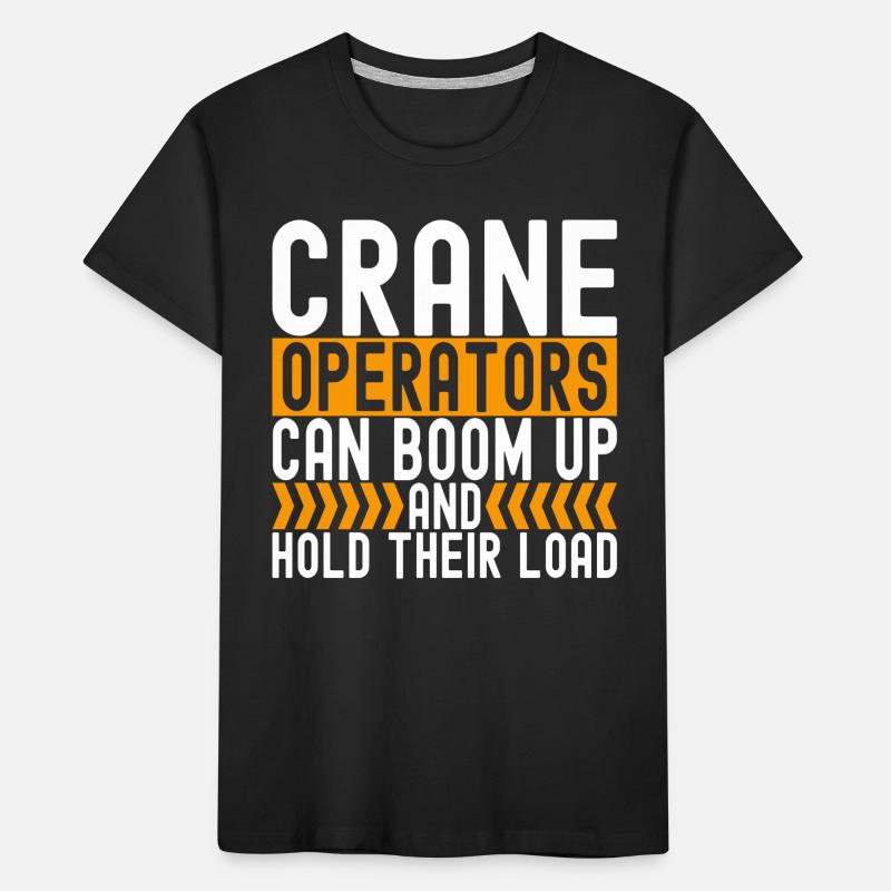 Crane operator Crane driver Kids' Premium Organic T-Shirt