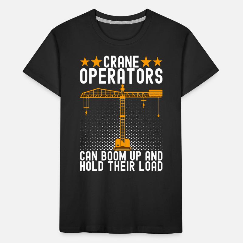 Crane operator Crane driver Kids' Premium Organic T-Shirt