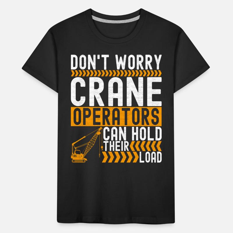 Crane operator Crane driver Kids' Premium Organic T-Shirt