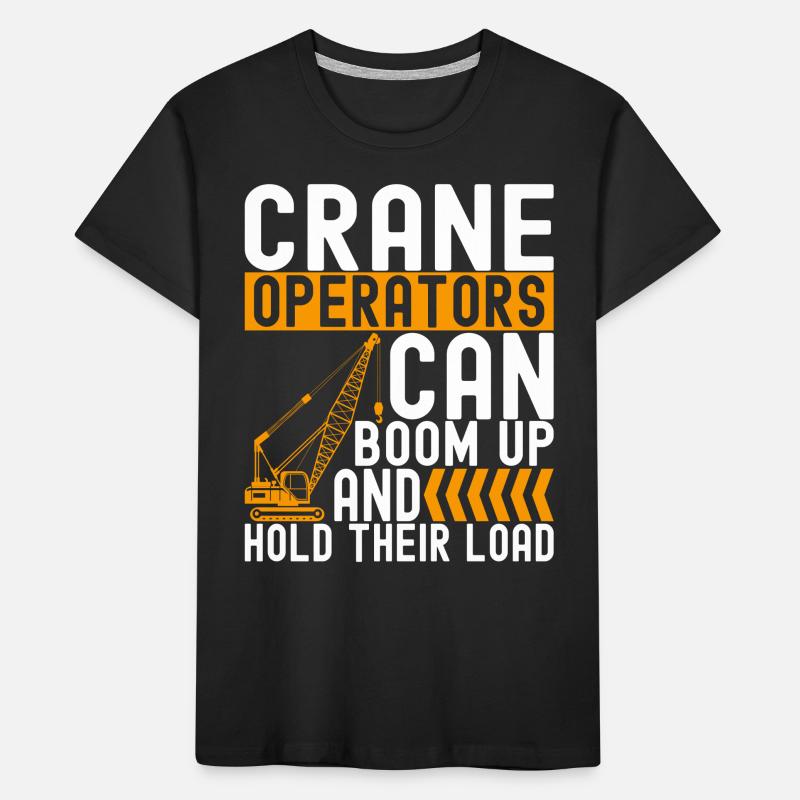 Crane operator Crane driver Kids' Premium Organic T-Shirt