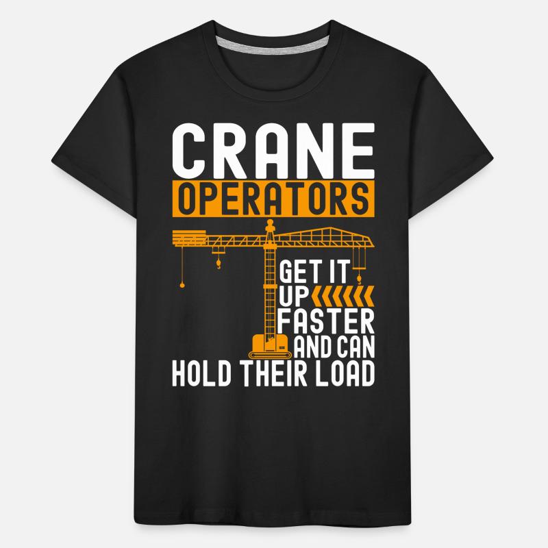 Crane operator Crane driver Kids' Premium Organic T-Shirt