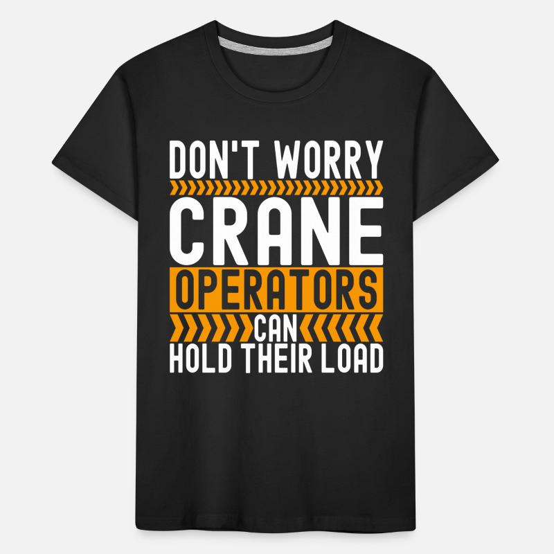 Crane operator Crane driver Kids' Premium Organic T-Shirt