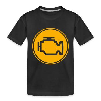 Vérifier le voyant du moteur Autotuning - T-shirt bio Premium Enfant - noir - Devant