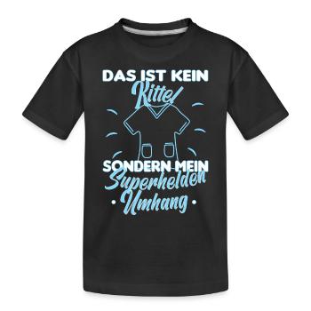 Altenpfleger Altenpflege Pfleger Vater Pflege - Kinder Premium Bio T-Shirt - Schwarz - Vorne