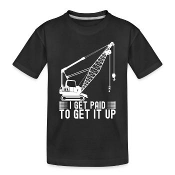 Grutier Grutier - T-shirt bio Premium Enfant - noir - Devant