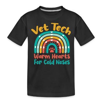 vétérinaire, vétérinaire, vétérinaire - T-shirt bio Premium Enfant - noir - Devant
