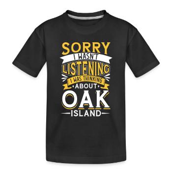 Oak Island / Chasse au trésor Oak Island Mystery - T-shirt bio Premium Enfant - noir - Devant